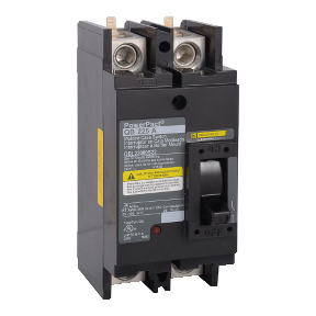 Schneider Electric Molded Case Automatic Switch; 2-Pole; 0A; 240VAC; 10kA @ 240VAC; Lugs - Both Ends